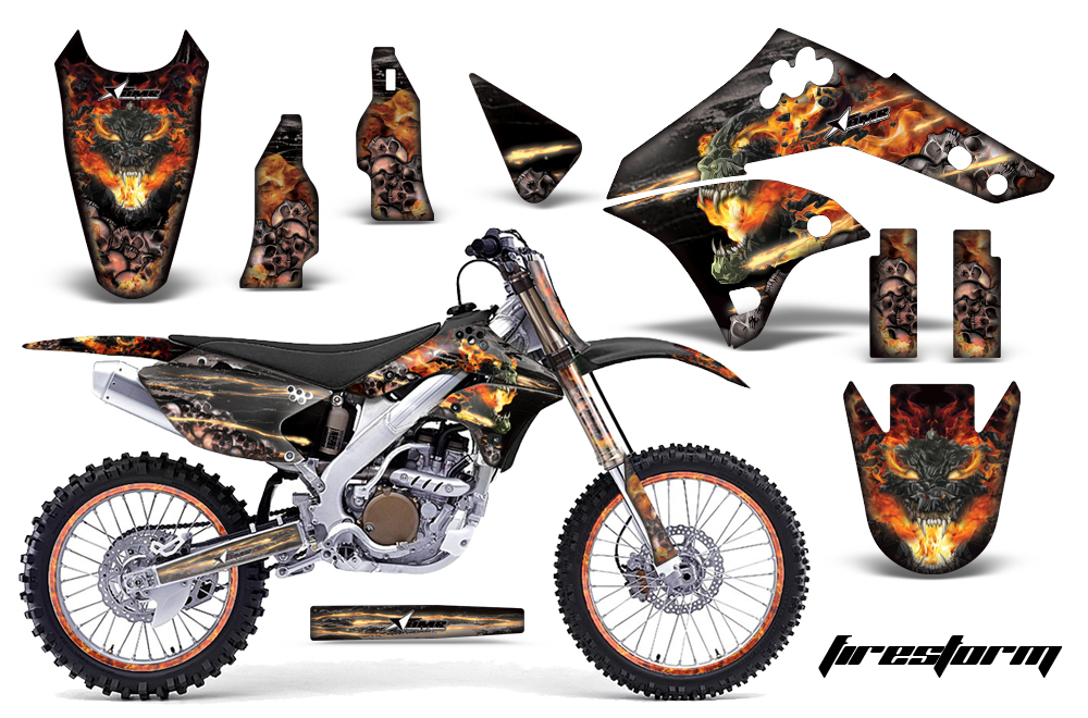 Kawasaki KX250F 06-08 Graphics Kit FS B NPs